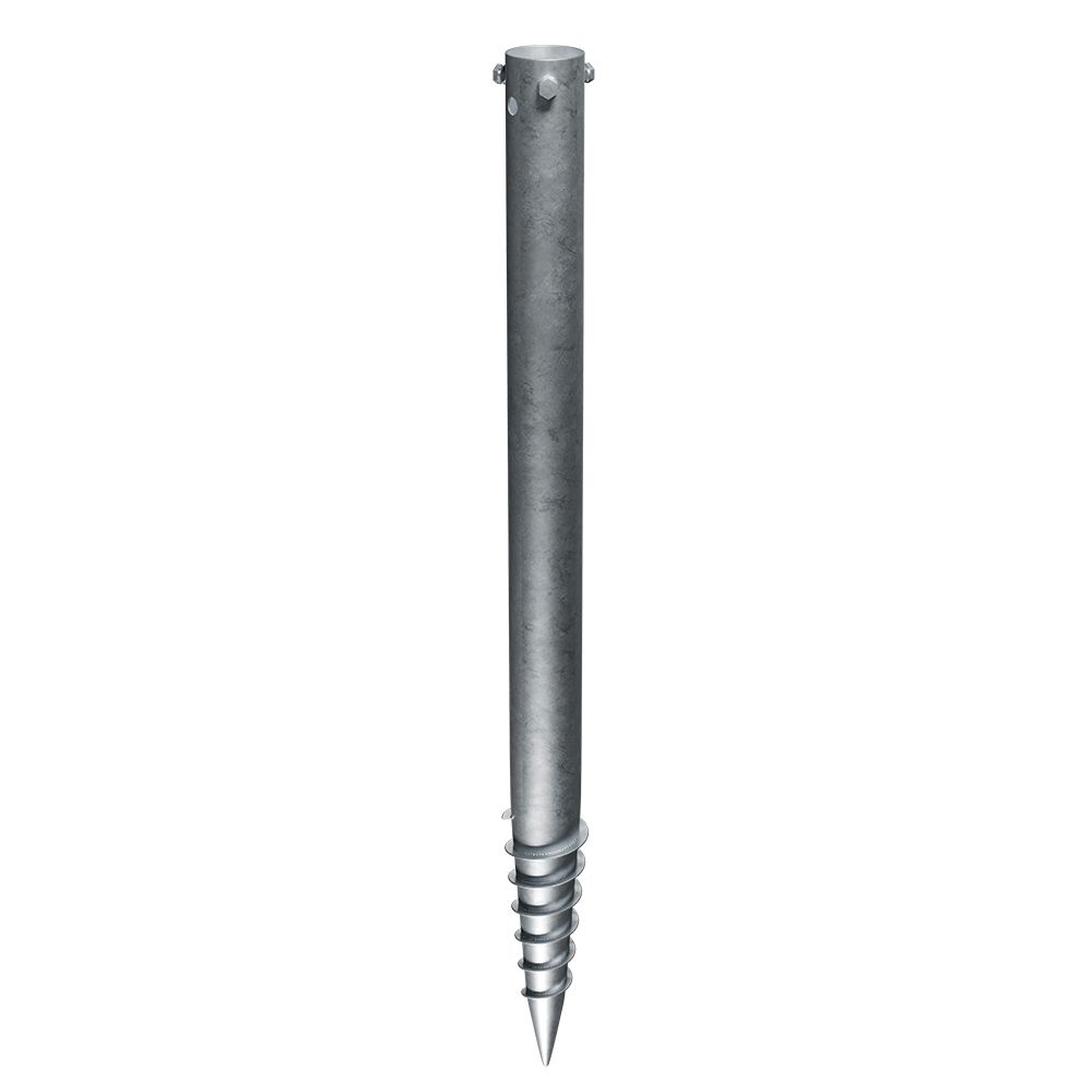 Földhorgony csavar Zn 76x2,5x1100mm, 3xM12