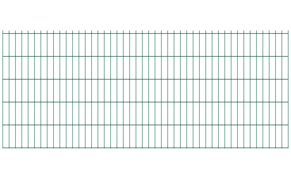 Hegesztett kerítéspanel N2D 2500x1030mm D5/4/5mm zöld