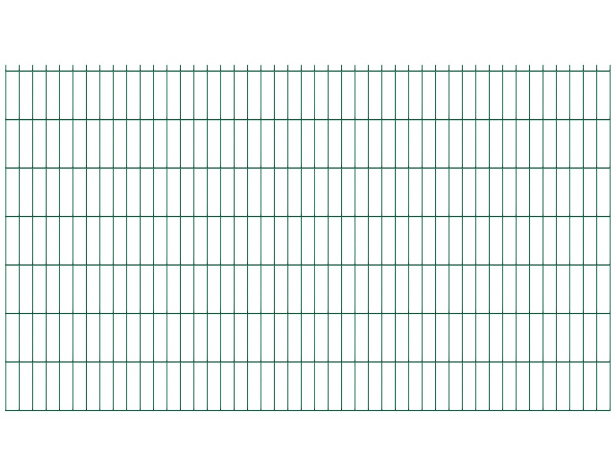 Zváraný plotový panel N2D 2500x1430mm D5/4/5mm zelená