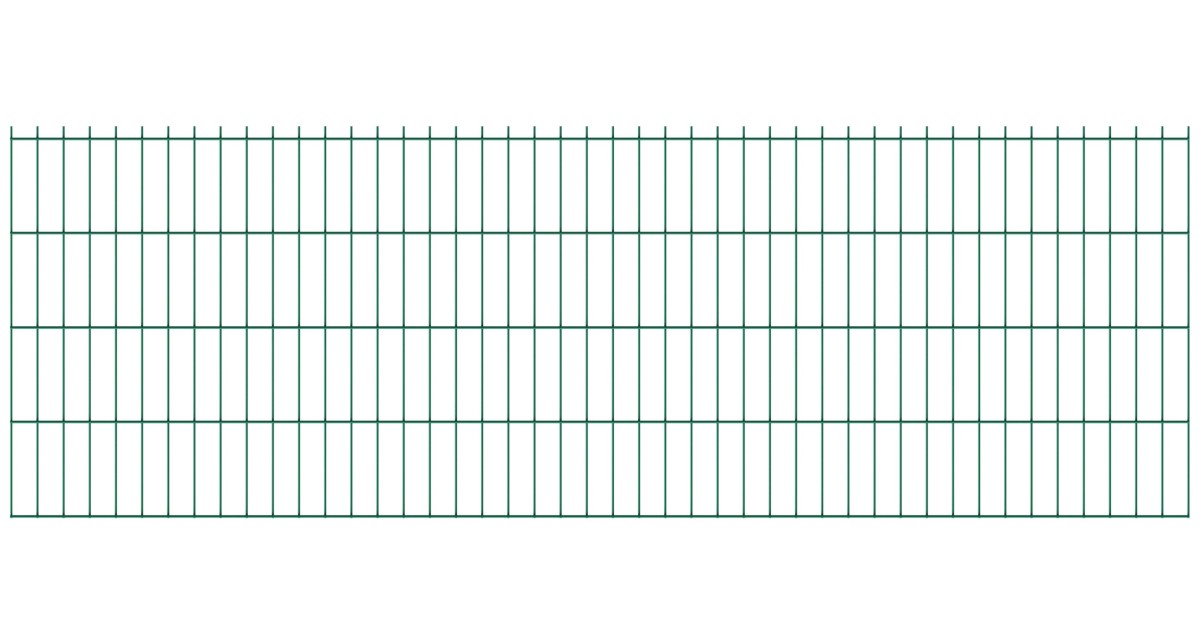 Zváraný plotový panel N2D 2500x830mm D5/4/5mm zelená