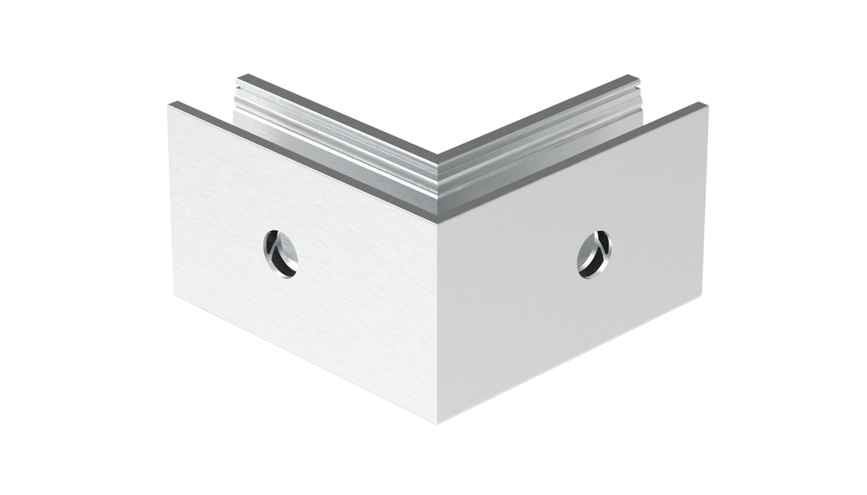 Celosklenené zábradlie-profil-bočné kotvenie