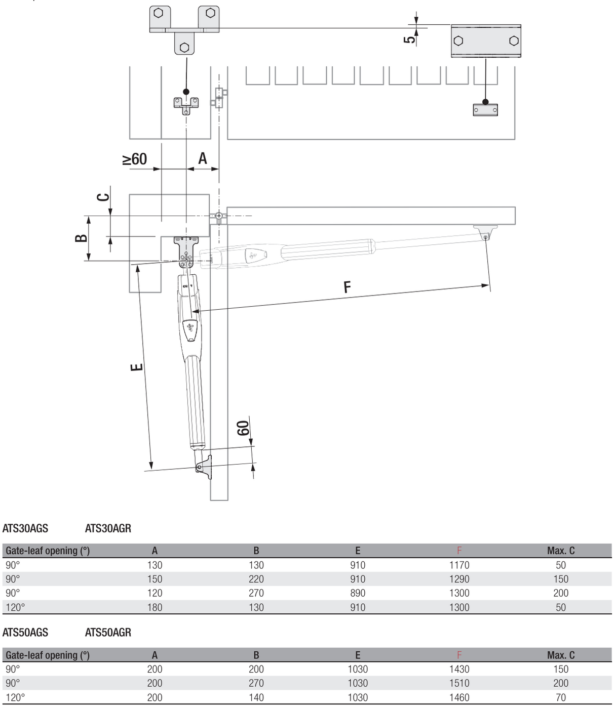CAME drive for swing gate