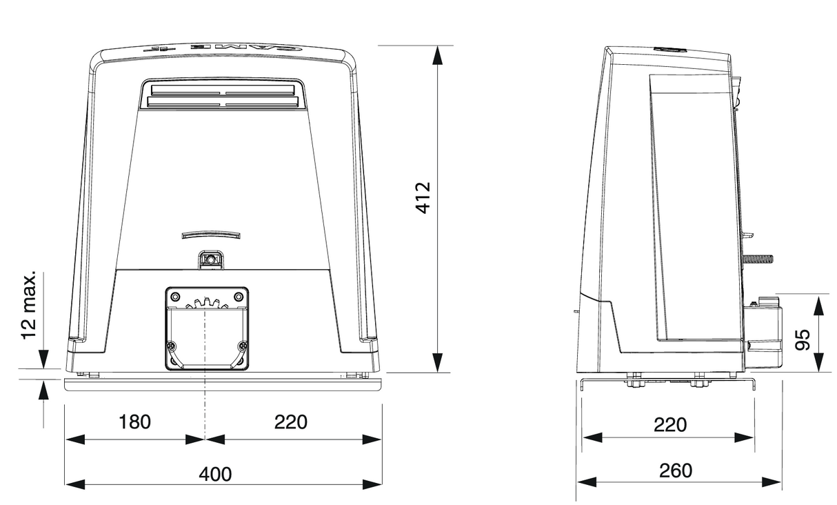 Aut. motor s elektronikou 2500kg