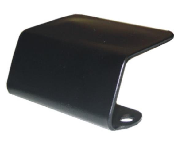 Madlo dverové, 93x65mm, farba čierna