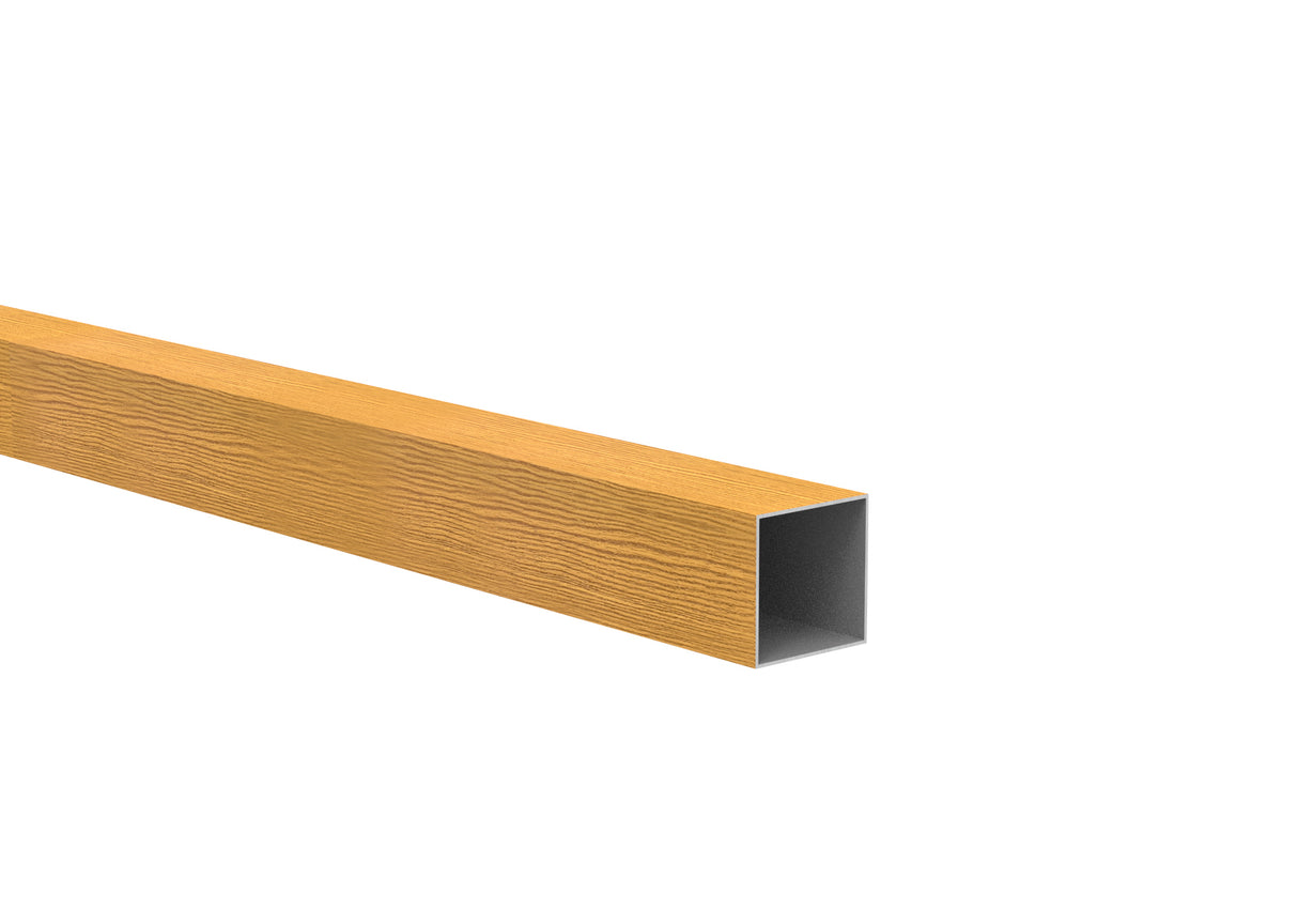 Hliníková plotová výplň 40x40x1,2 - 6000mm svetlý dub