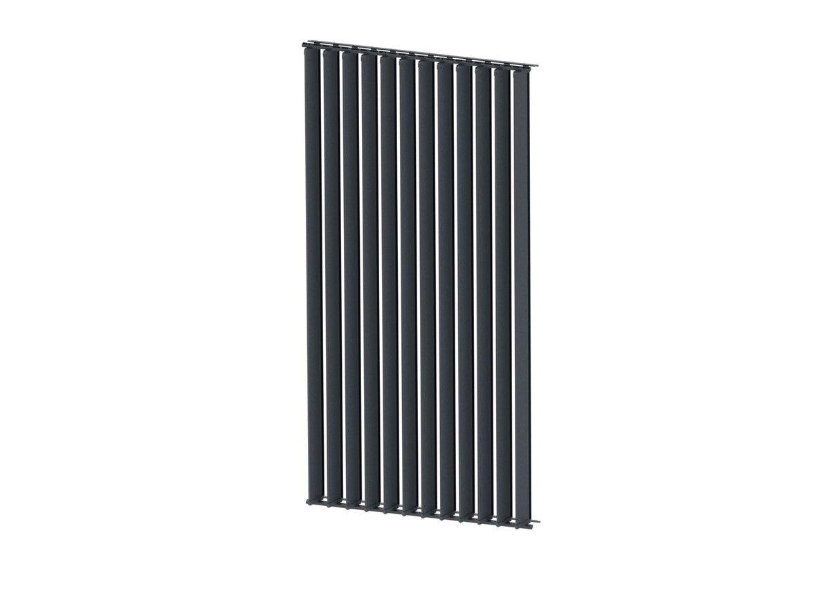 Set Antracitový hliníkový vertikálny naklápací systém 1,09 m s AL 2,4 m Antracitovou výplňou 20x95