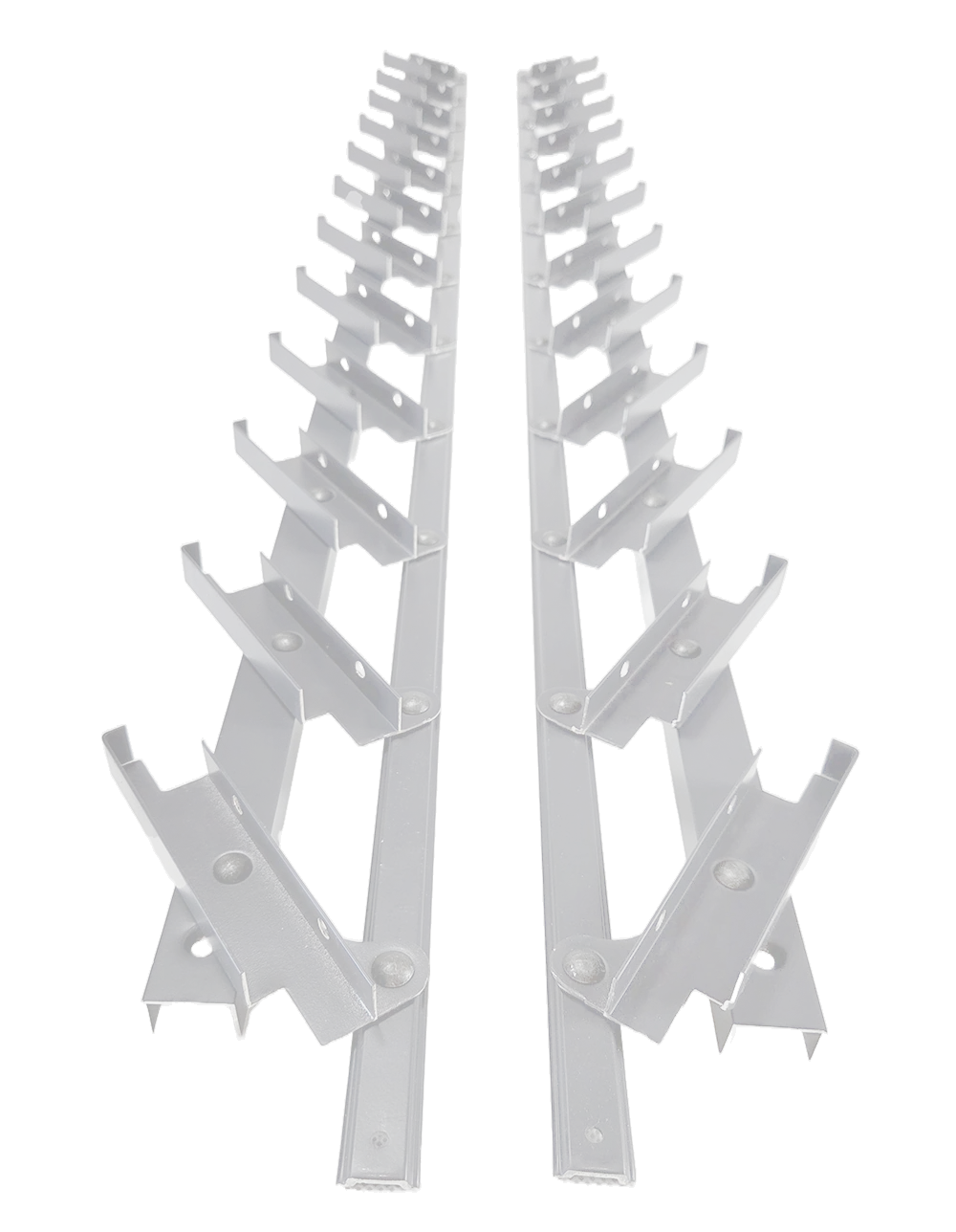 Pohyblivý hliníkový systém - vertikálny, žalúziový - pár (ľavý + pravý)