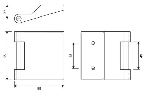 Záves pre sklenené dvere Al office