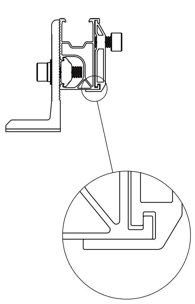 Spojka SFR-01 pre montážny profil R52 - set 1