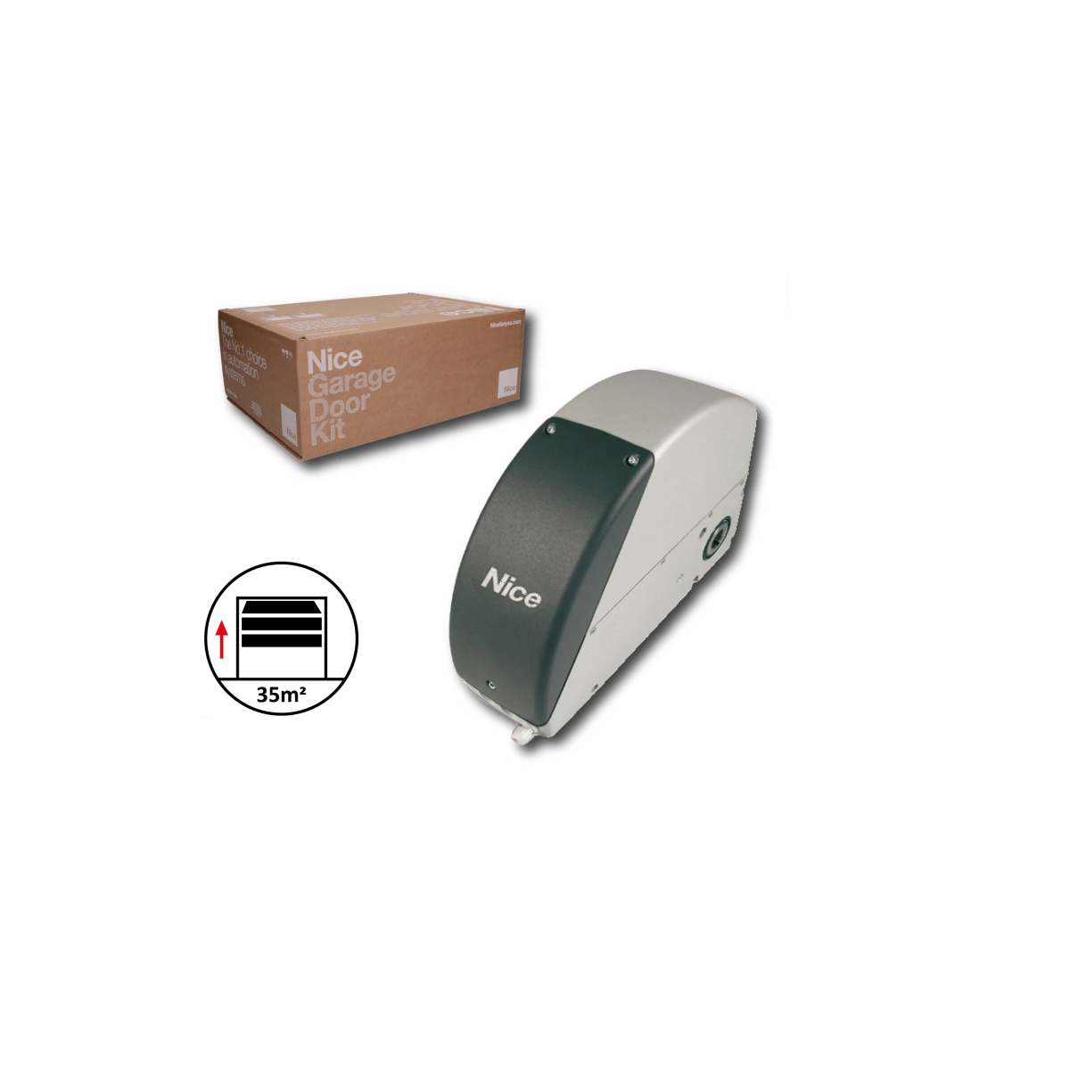 Priemyselný pohon s enkoderom pre sekčne brány do 35m2