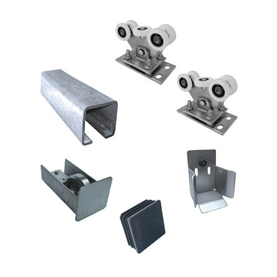 Sada pre posuvnú bránu do 5,5m, Zn, NYLON, 78x78mm