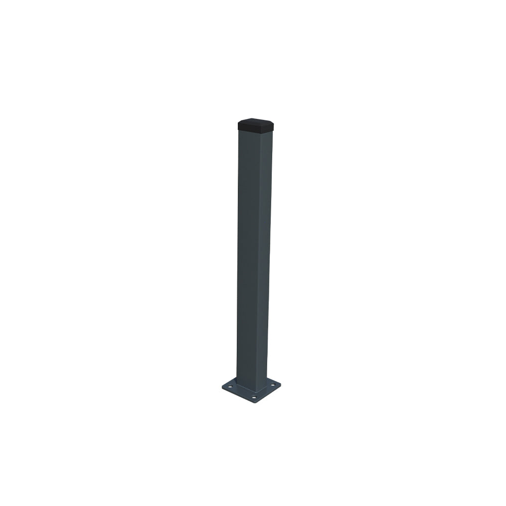 60x40 mm-es oszlop talppal ZnPVC 1200 mm antracit