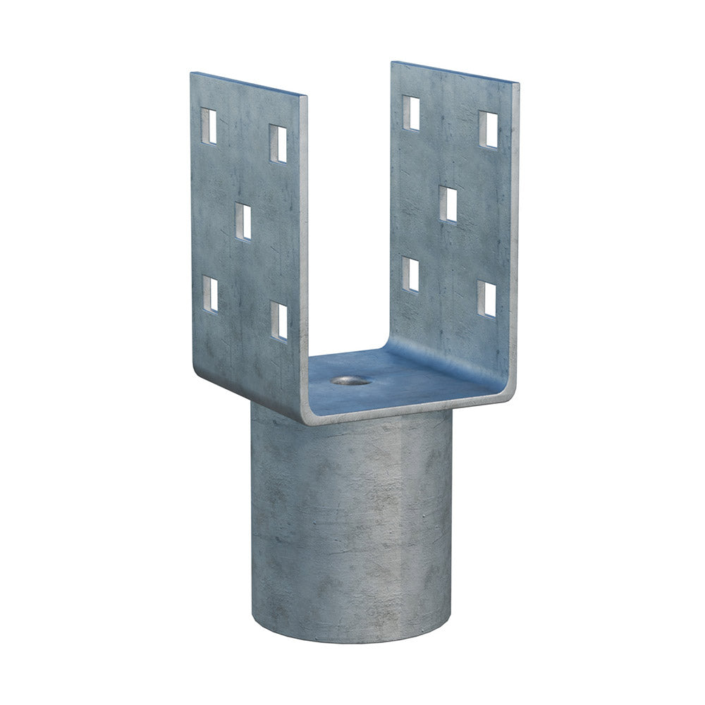 Földcsavar toldat Zn "U" 70x70x90x60mm