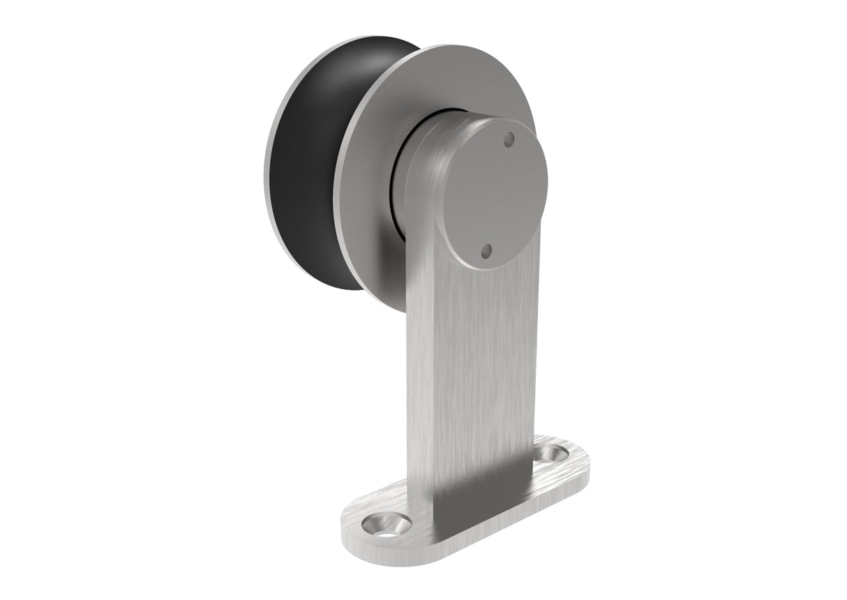 Posuv - vozík na tyč pre drevené dvere AISI304, D2