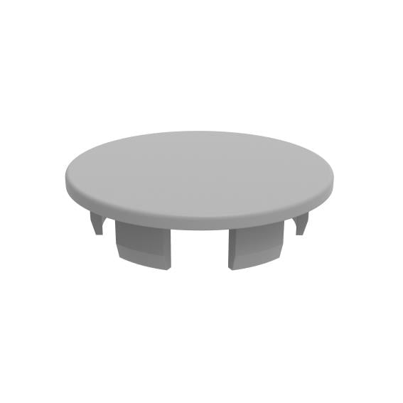 Záslepka pre AL profil, PVC, D20mm