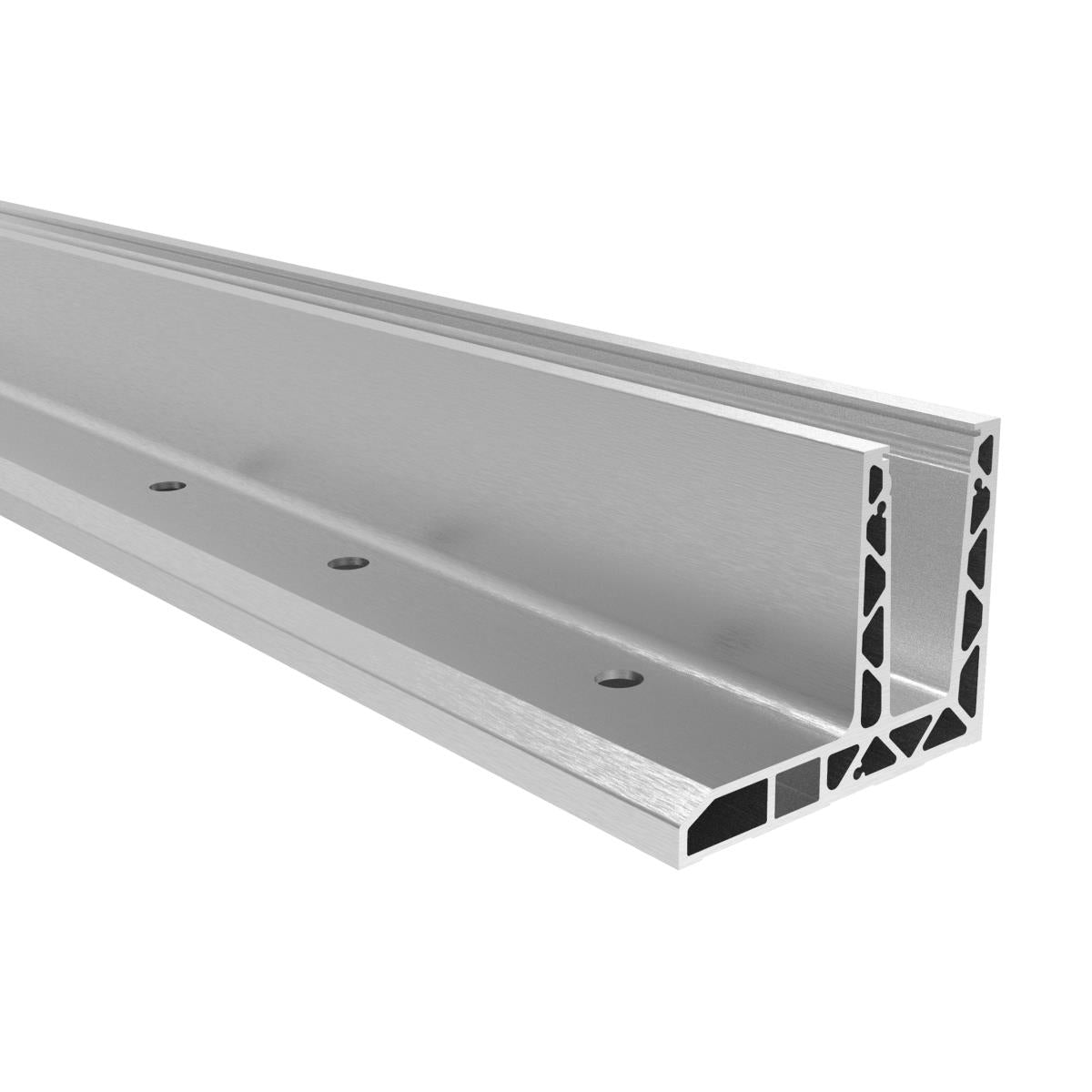 Celosklenené zábradlie-profil dutý-vrchné kotvenie