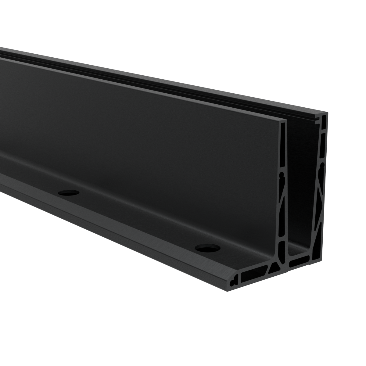 Celosklenené zábradlie-profil dutý-vrchné kotvenie