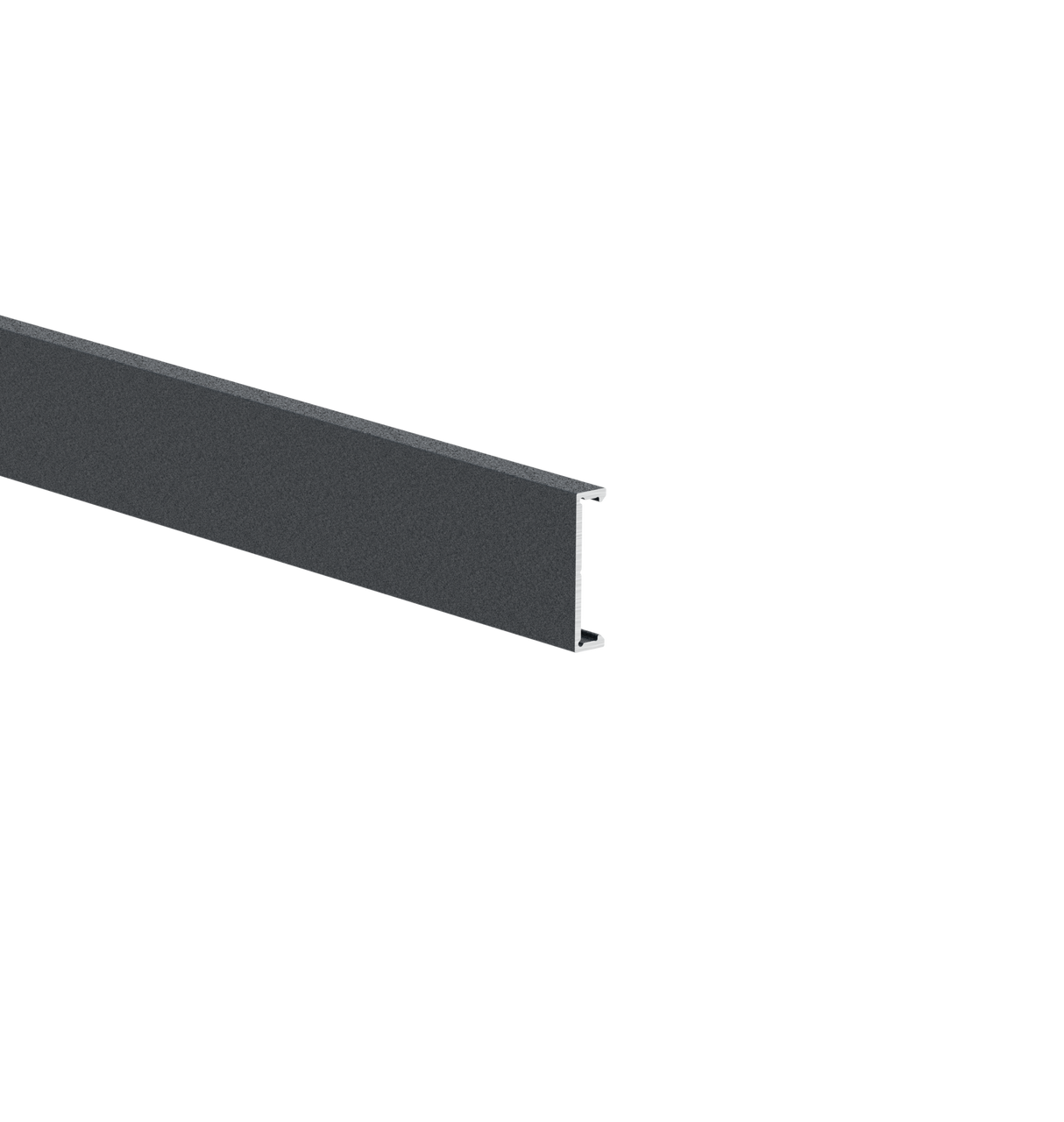 Hliníková fasádna lišta, 25 x 6 – 6,0 m – Antracit RAL 7016