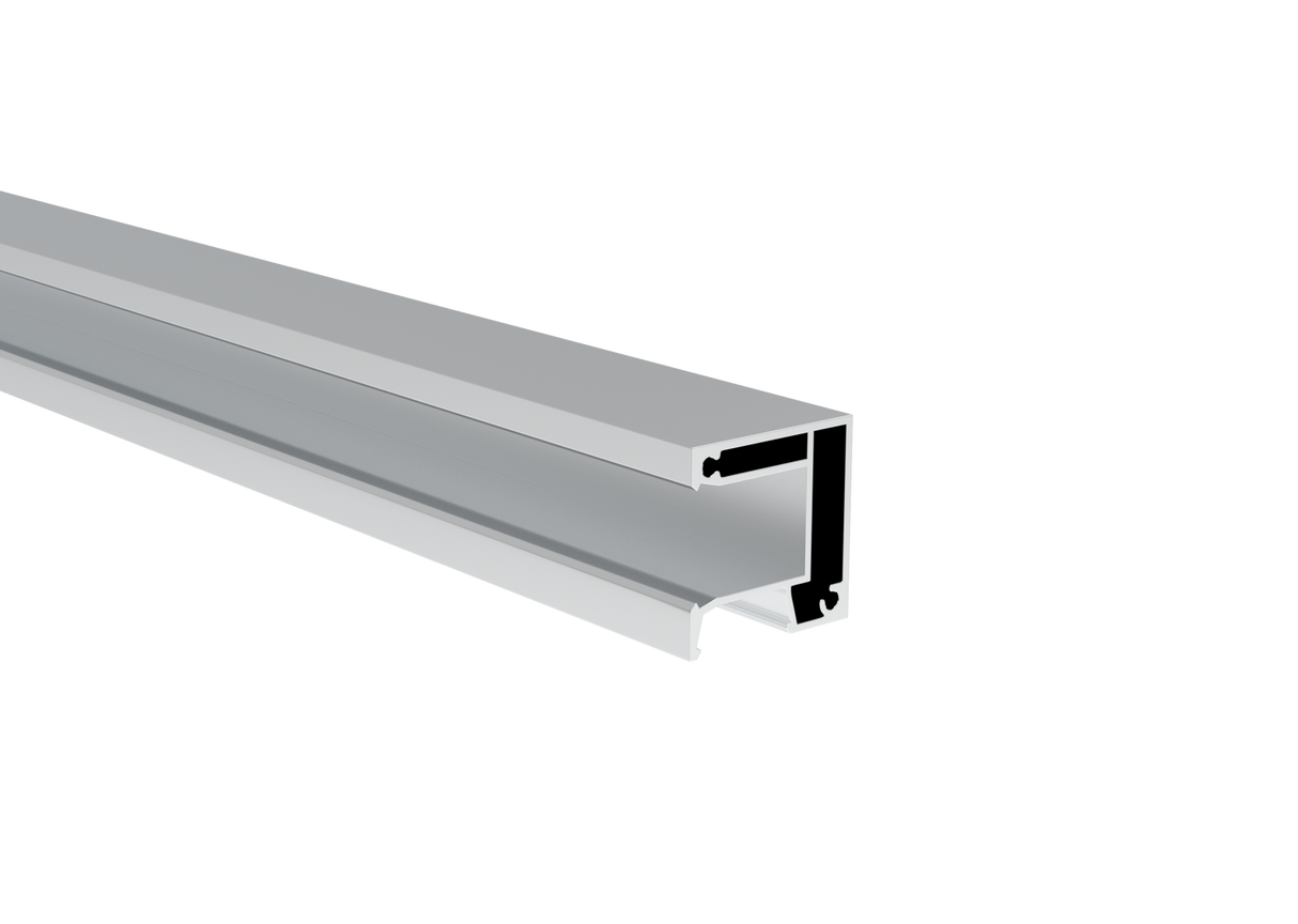 Hliníkový plotový adaptér pre 21mm výplne - 6000mm