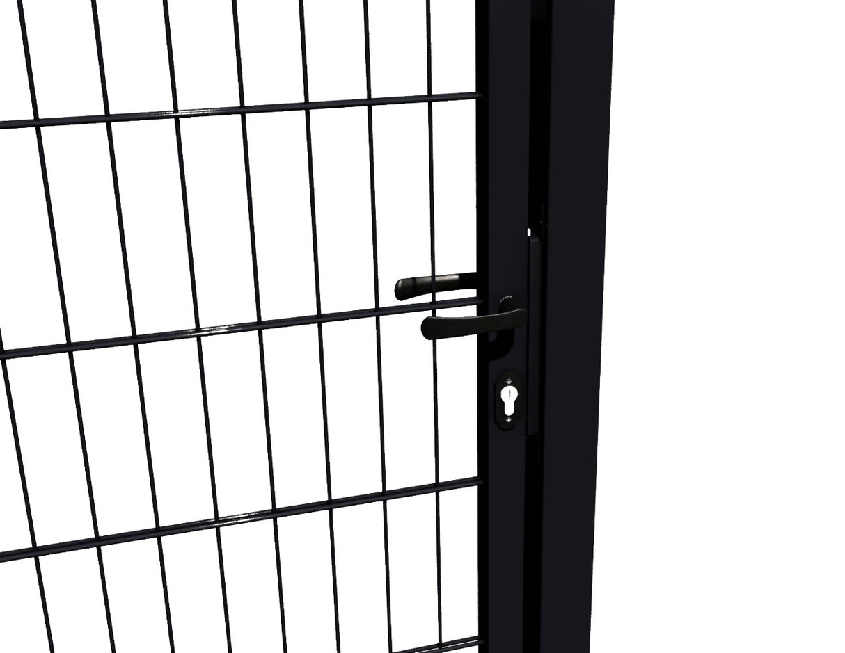 Kapus 1kr. 2D BOX ZnPVC 1000x1500mm RAL 9005 fekete matt