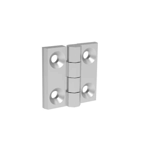 Saválló pánt sík felületre, INOX, AISI 316, L=60mm