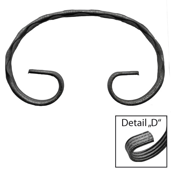 Element tvaru-C 120x75, P/030-10x4mm