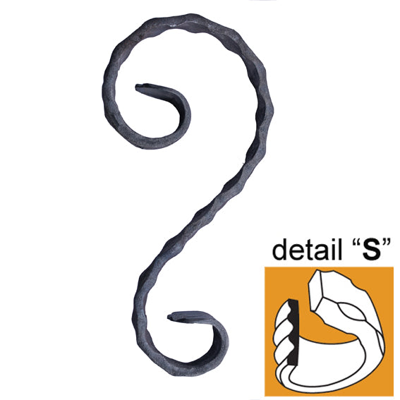 "S" elem 220x100/60, P/030-12x6mm