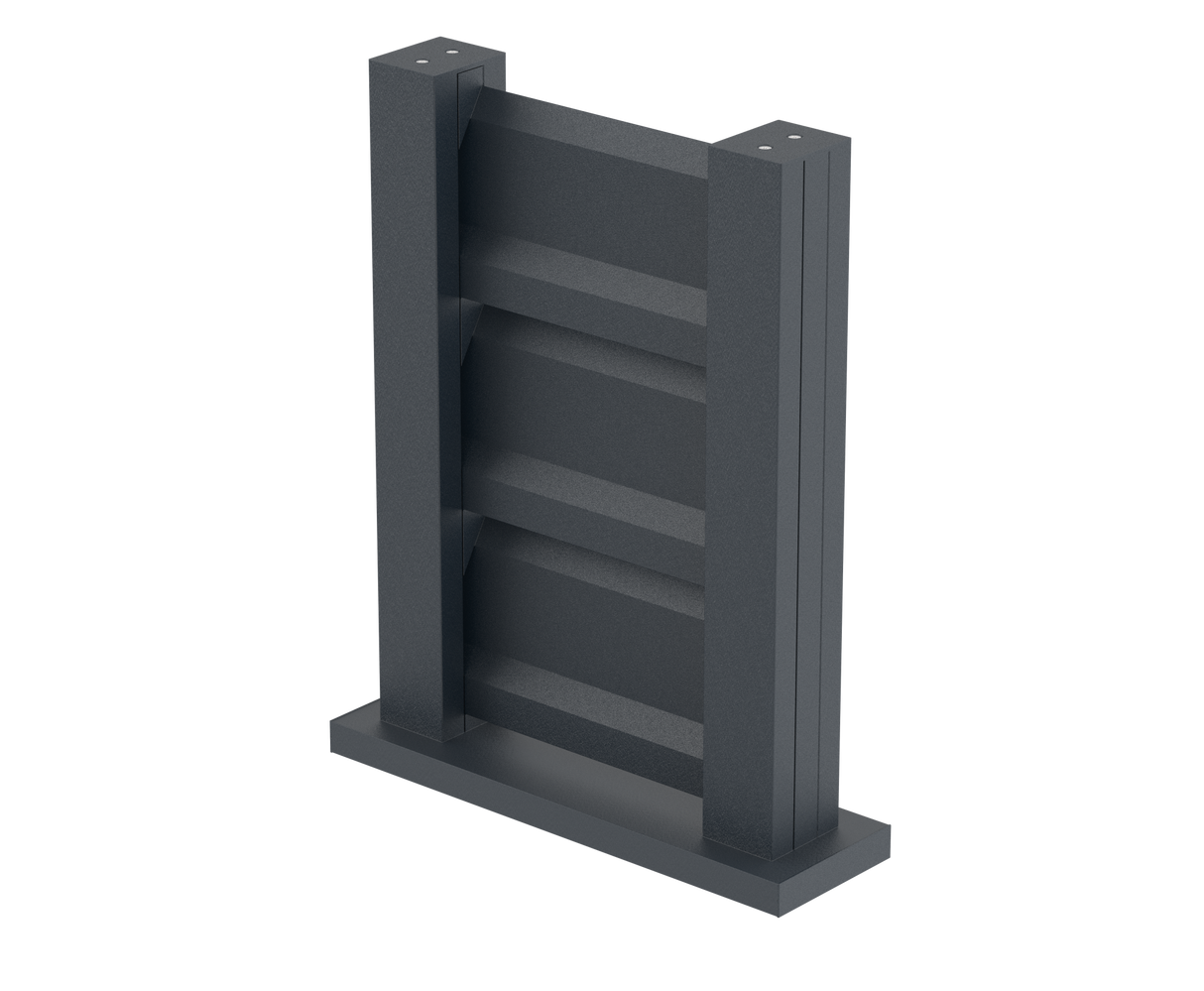 Plotová vzorka 0,3x0,4m samostatne stojaca pre žalúziové lamely FG/L2S20x120