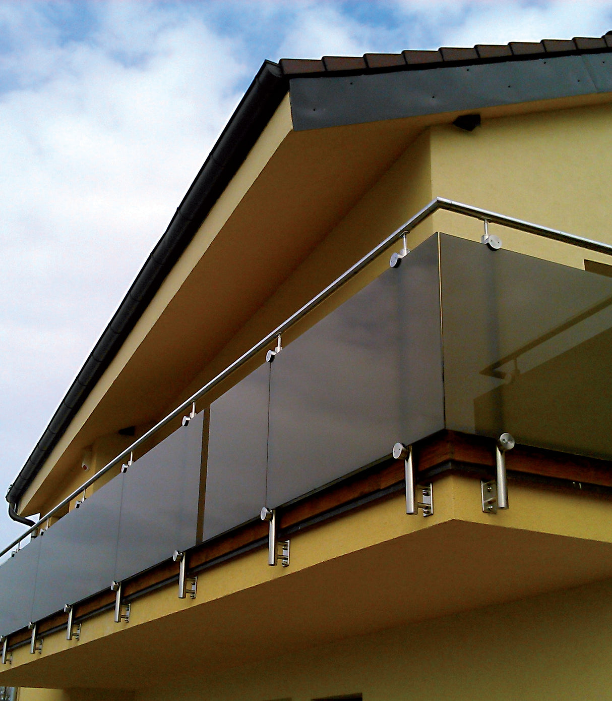 Držiak skla,zábradlie