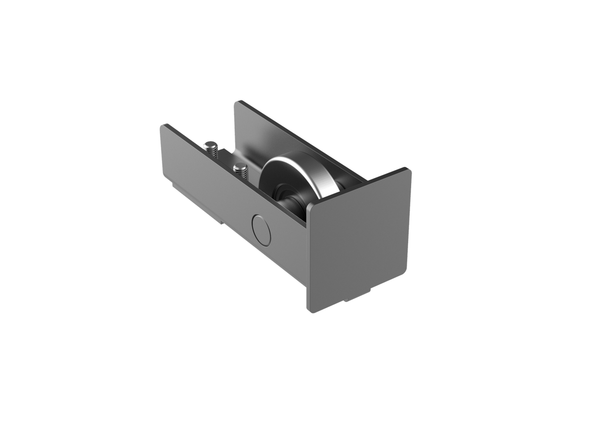 Koliesko dojazdové s krytkou Zn, profile 60x60, antracit