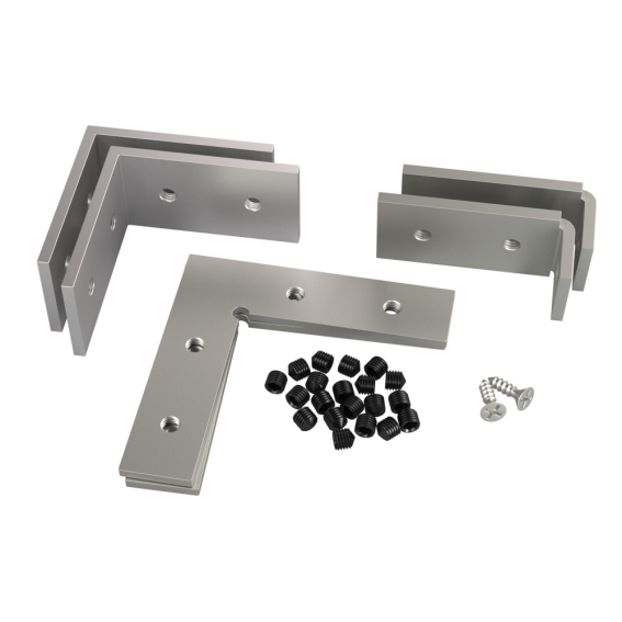 Zárubňový profil pre sklenené dvere "U"