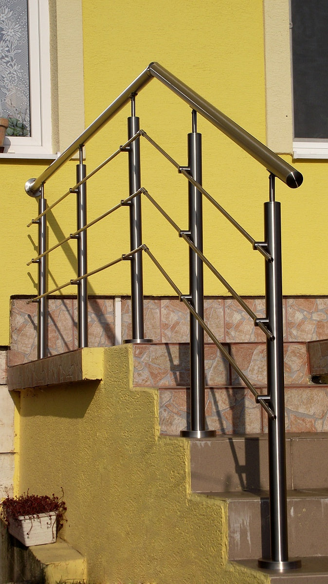 Nerezové zábradlie na schody, 6000x900mm, VS, L