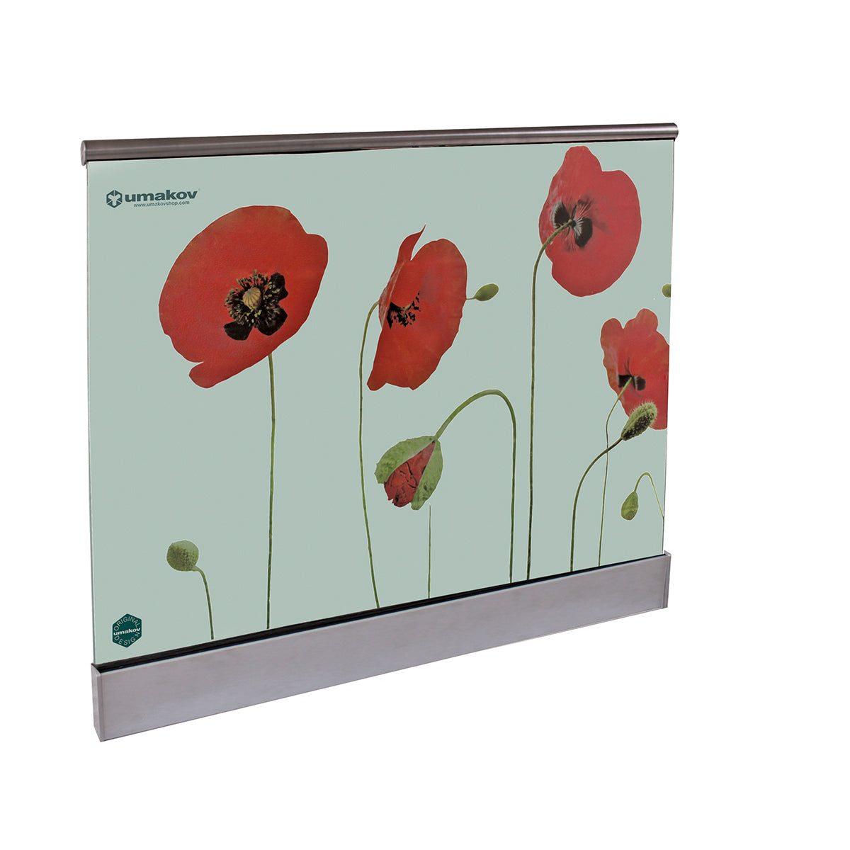 Celosklenené zábradlie v AL profile, 2500x1000mm