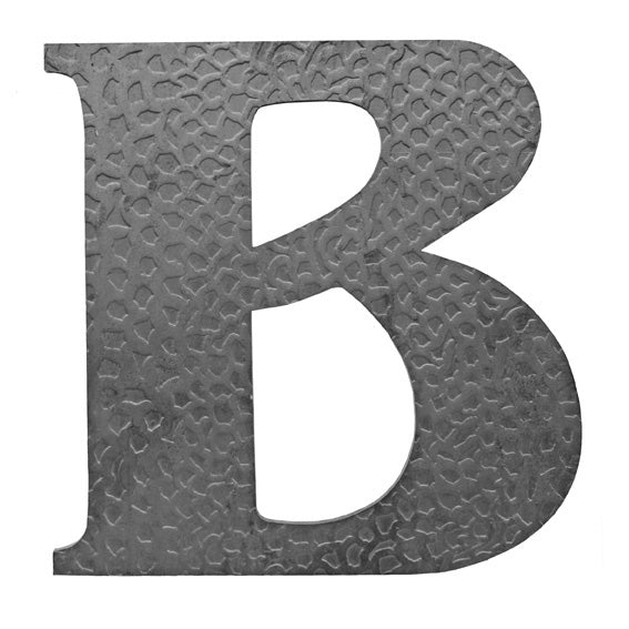 Písmeno kované "B" h120, t3mm
