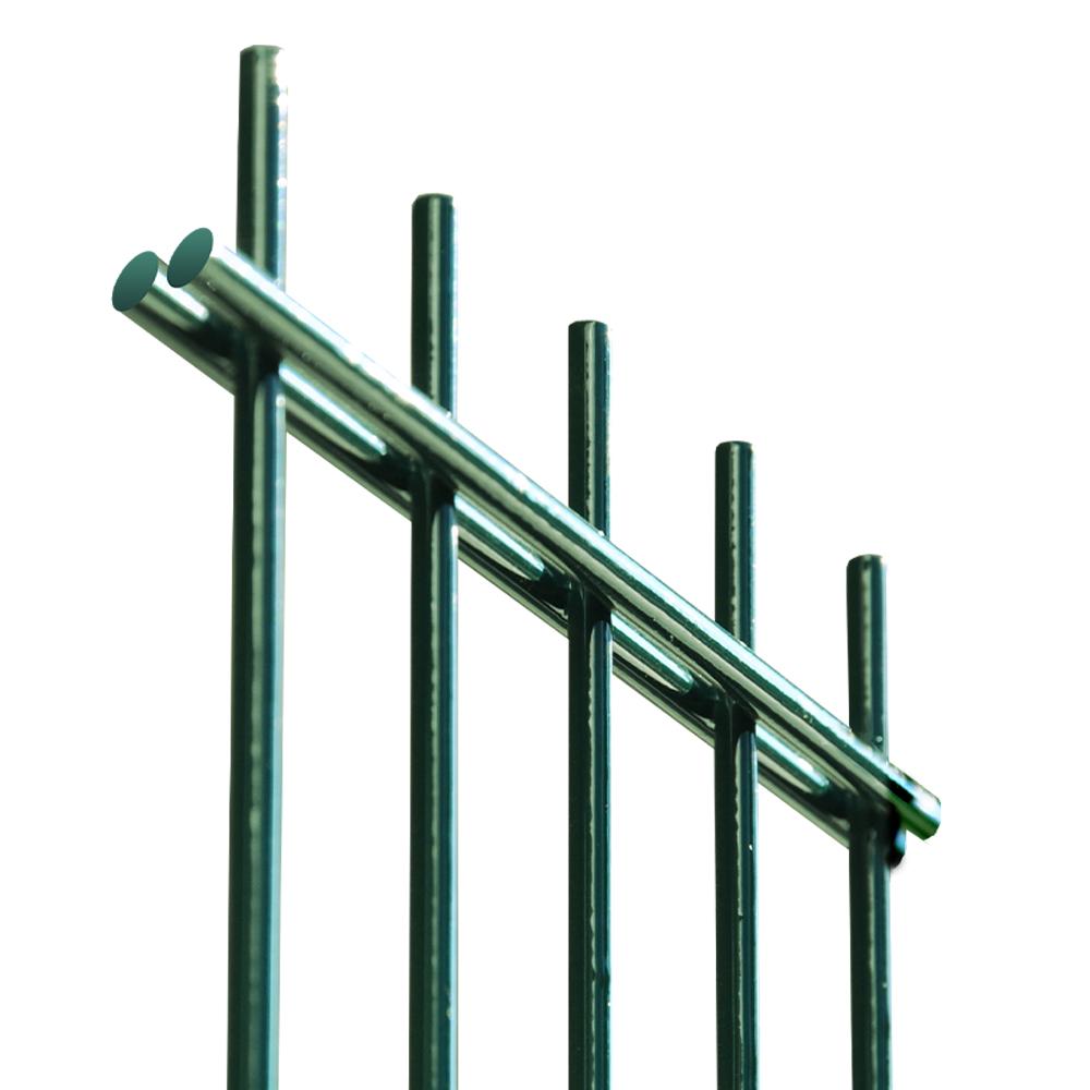 Zváraný plotový panel N2D 2500x1430mm D6/5/6mm zelená