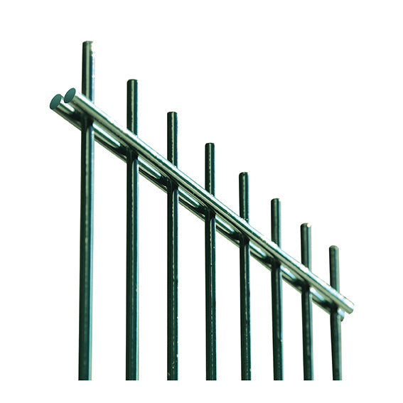 Hegesztett kerítéspanel N2D 2500x1230mm D5/4/5mm zöld