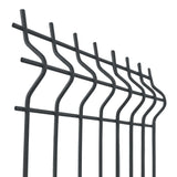Zváraný plotový panel 3D ZnPVC 2500x1230x4mm antracit