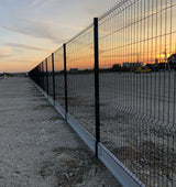 Zváraný plotový panel 3D ZnPVC 2500x1730x4mm antracit