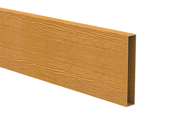 Hliníková plotová výplň 20x120x1,4 - 6000mm svetlý dub