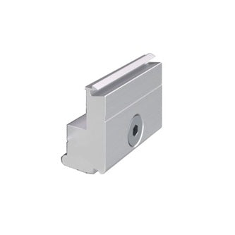 Svorkový al profil-3m s krycou lištou BLACK H40