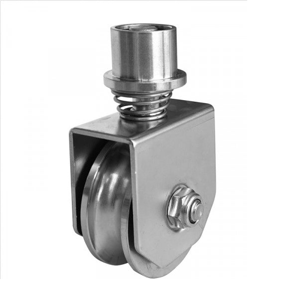 Otočné pojazdové koliesko s pružinou - U, D60