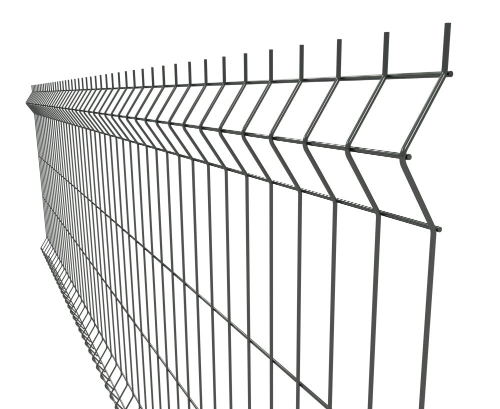Zváraný plotový panel 3D ZnPVC 2500x1030x4mm antracit