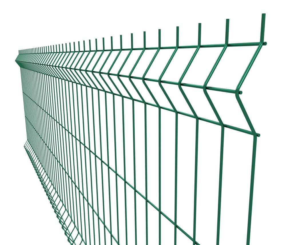 Hegesztett kerítéspanel 3D ZnPVC 2500x1230x4mm zöld