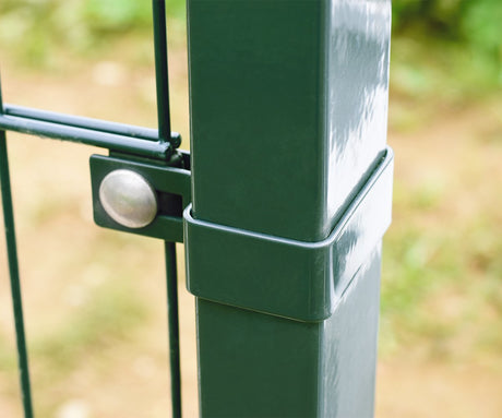 Objímka koncová na stĺpik ZnPVC 60x40mm zelená