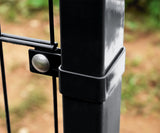 Objímka koncová na stĺpik ZnPVC 60x40mm čierna M