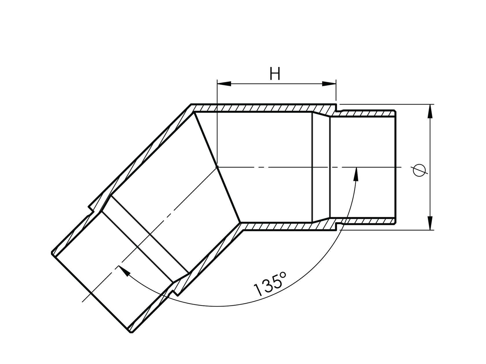 Prechod madla - koleno
