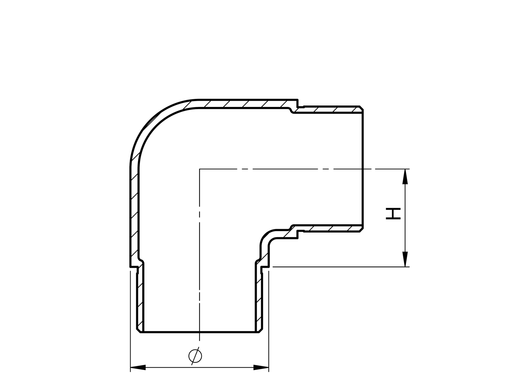 Prechod madla - koleno