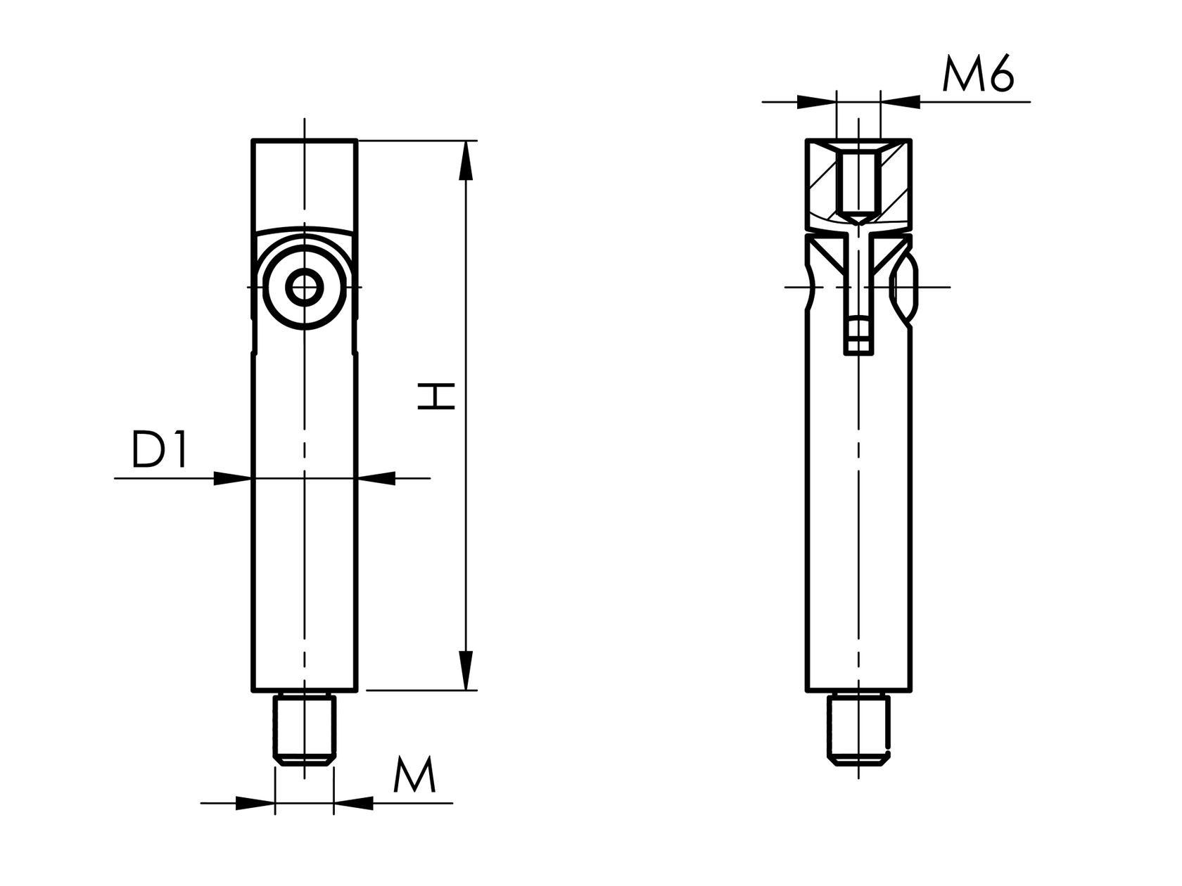Držiak madla - vaničky, nastaviteľný