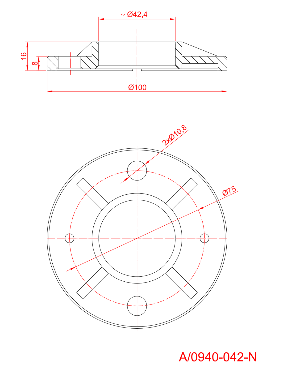 Kotvenie vrchné-príruba