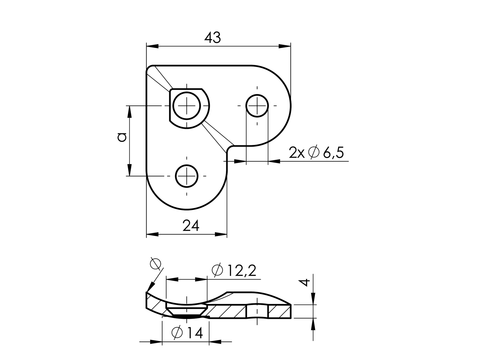Vanička na držiak madla